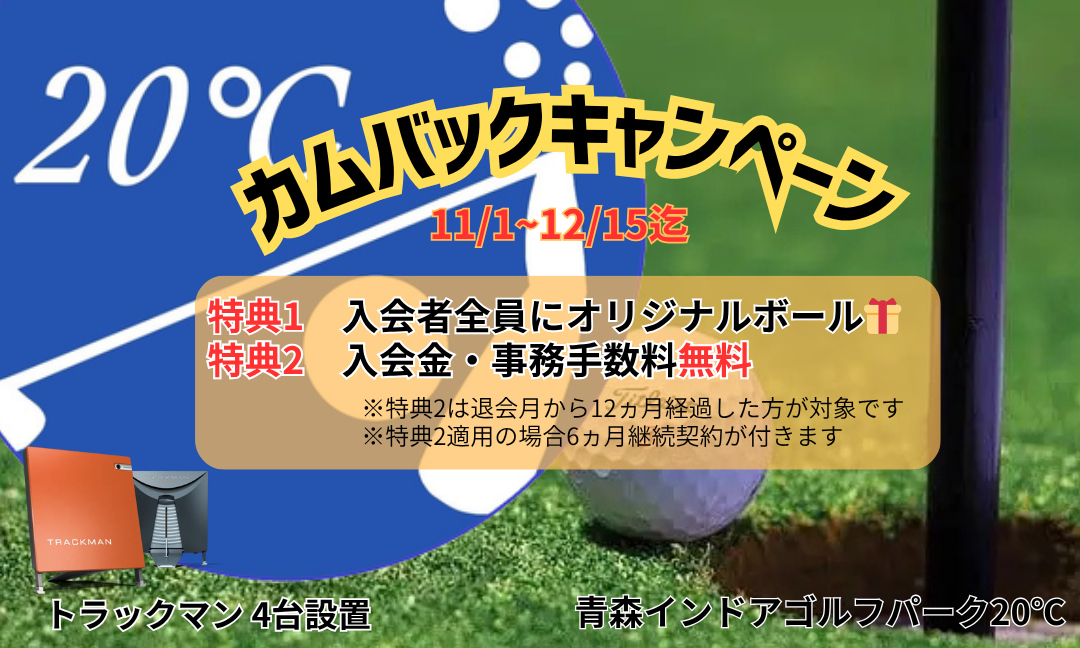 カムバックキャンペーン